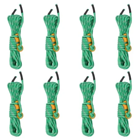 Windseil mit reflektierenden Spannschlössern, 8 Stück, 4 m lang, 4 mm Durchmesser. von , Zeltzubehör - Ref: Foro24-4008133, P...