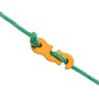 Windseil mit reflektierenden Spannschlössern, 8 Stück, 4 m lang, 4 mm Durchmesser. von , Zeltzubehör - Ref: Foro24-4008133, P...