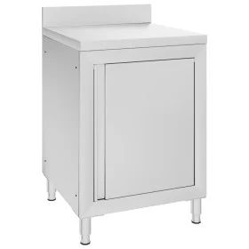 Commercial work table stainless steel furniture 60x60x96 cm by vidaXL, Restoration - Ref: Foro24-147229, Price: 234,66 €, Dis...