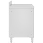 Mesa de trabajo comercial mueble acero inoxidable 60x60x96 cm de vidaXL, Restauración - Ref: Foro24-147229, Precio: 284,93 €