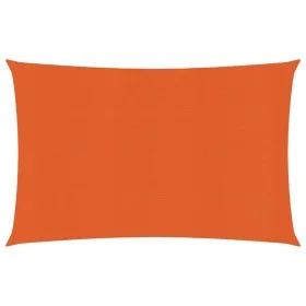Orange HDPE sail shade 160 g/m² 3x4 m by , Umbrellas - Ref: Foro24-311677, Price: 31,98 €, Discount: %