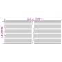Sichtschutzwände Garten 4 Stück PVC grauer Marmor 35x0,19 m von , Zaunpaneele - Ref: Foro24-3294938, Preis: 121,48 €, Rabatt: %