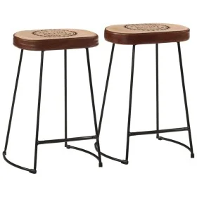 Barhocker 2 Stück dunkelbraun 41x29x62 cm von , Küchenhocker - Ref: Foro24-358926, Preis: 61,93 €, Rabatt: %