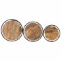 Stackable tables, set of 3, made of solid rough mango wood. by , Side tables - Ref: Foro24-358930, Price: 83,43 €, Discount: %