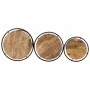 Stackable tables, set of 3, made of solid rough mango wood. by , Side tables - Ref: Foro24-358930, Price: 82,46 €, Discount: %