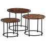 Stackable tables, set of 3, made of solid reclaimed wood. by , Side tables - Ref: Foro24-358932, Price: 82,63 €, Discount: %