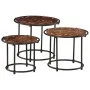 Stackable tables, set of 3, made of solid reclaimed wood. by , Side tables - Ref: Foro24-358932, Price: 82,63 €, Discount: %