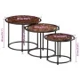 Stackable tables, set of 3, made of solid reclaimed wood. by , Side tables - Ref: Foro24-358932, Price: 82,63 €, Discount: %