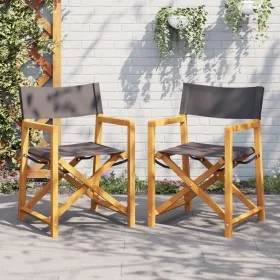Esszimmerstühle, 2 Stück, dunkelgraues Gewebe. von , Gartenstühle - Ref: Foro24-365838, Preis: 109,07 €, Rabatt: %
