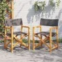 Dining chairs 2 units dark gray fabric by , Garden chairs - Ref: Foro24-365838, Price: 109,07 €, Discount: %