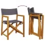 Dining chairs 2 units dark gray fabric by , Garden chairs - Ref: Foro24-365838, Price: 109,07 €, Discount: %