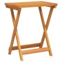 Set de comedor de jardín plegable 3 pzas madera maciza acacia