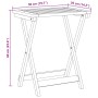 Set de comedor de jardín plegable 3 pzas madera maciza acacia