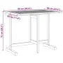 Folding 3-piece solid acacia wood garden dining set by , Garden sets - Ref: Foro24-3206333, Price: 202,37 €, Discount: %