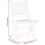 Set de comedor de jardín plegable 3 pzas madera maciza acacia de , Conjuntos de jardín - Ref: Foro24-3206333, Precio: 210,07 €