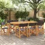 Faltbare Gartenstühle, 8 Stück, dunkelgraues Gewebe. von , Gartenstühle - Ref: Foro24-3208921, Preis: 418,22 €, Rabatt: %