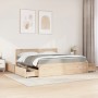 Bed with drawers and solid pine wood mattress 180x200 cm by , Beds and slatted bases - Ref: Foro24-3281889, Price: 546,32 €, ...