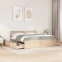 Bett mit Schubladen und Massivholz-Pinienmatratze 180x200 cm. von , Betten und Lattenroste - Ref: Foro24-3281889, Preis: 546,...