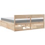 Bed with drawers and solid pine wood mattress 180x200 cm by , Beds and slatted bases - Ref: Foro24-3281889, Price: 546,32 €, ...