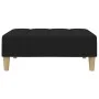 Zweiplätziges Schlafsofa mit Hocker, schwarzer Stoff. von , Sofas - Ref: Foro24-3258140, Preis: 293,64 €, Rabatt: %
