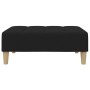 Zweiplätziges Schlafsofa mit Hocker, schwarzer Stoff. von , Sofas - Ref: Foro24-3258140, Preis: 298,56 €, Rabatt: %