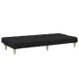 Zweiplätziges Schlafsofa mit Hocker, schwarzer Stoff. von , Sofas - Ref: Foro24-3258140, Preis: 298,56 €, Rabatt: %