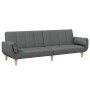 Zweiplätziges Schlafsofa mit Hocker, dunkelgrauer Stoff. von , Sofas - Ref: Foro24-3258142, Preis: 352,86 €, Rabatt: %
