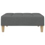 Zweiplätziges Schlafsofa mit Hocker, dunkelgrauer Stoff. von , Sofas - Ref: Foro24-3258142, Preis: 352,86 €, Rabatt: %