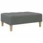 Two-seater sofa bed with dark gray fabric ottoman by , Sofas - Ref: Foro24-3258142, Price: 347,04 €, Discount: %
