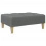 Zweiplätziges Schlafsofa mit Hocker, dunkelgrauer Stoff. von , Sofas - Ref: Foro24-3258142, Preis: 352,86 €, Rabatt: %