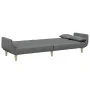 Two-seater sofa bed with dark gray fabric ottoman by , Sofas - Ref: Foro24-3258142, Price: 347,04 €, Discount: %