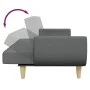 Two-seater sofa bed with dark gray fabric ottoman by , Sofas - Ref: Foro24-3258142, Price: 347,04 €, Discount: %