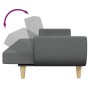 Zweiplätziges Schlafsofa mit Hocker, dunkelgrauer Stoff. von , Sofas - Ref: Foro24-3258142, Preis: 352,86 €, Rabatt: %