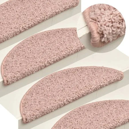 Stair tread mats 15 pcs light pink 65x21x4 cm by vidaXL, Stair mats - Ref: Foro24-322377, Price: 95,41 €, Discount: %
