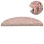 Alfombras de peldaños de escalera 15 uds rosa claro 65x21x4 cm de vidaXL, Alfombrillas para escalones - Ref: Foro24-322377, P...
