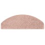 Alfombras de peldaños de escalera 15 uds rosa claro 65x21x4 cm