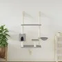 Árbol rascador para gatos de pared gris claro 153 cm de , Mobiliario para gatos - Ref: Foro24-172405, Precio: 68,56 €, Descue...