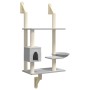 Light gray wall-mounted scratching post for cats, 153 cm by , Cat furniture - Ref: Foro24-172405, Price: 77,38 €, Discount: %