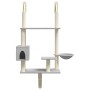 Kratzbaum für Katzen an der Wand in Hellgrau 153 cm von , Katzenmöbel - Ref: Foro24-172405, Preis: 77,38 €, Rabatt: %