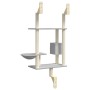 Light gray wall-mounted scratching post for cats, 153 cm by , Cat furniture - Ref: Foro24-172405, Price: 77,38 €, Discount: %
