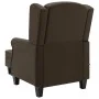 Sillón de masaje con reposapiés tela marrón de vidaXL, Sillones de masaje eléctricos - Ref: Foro24-320165, Precio: 251,50 €, ...