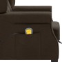Brown fabric massage chair with footrest by vidaXL, Electric massage chairs - Ref: Foro24-320165, Price: 256,80 €, Discount: %