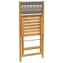 Reclining garden chairs 4 pcs solid acacia wood gray by , Garden chairs - Ref: Foro24-3214604, Price: 178,31 €, Discount: %