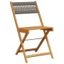 Faltbare Gartenstühle, 8 Stück Massivholz Akazie in Grau. von , Gartenstühle - Ref: Foro24-3214606, Preis: 340,18 €, Rabatt: %