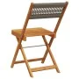 Faltbare Gartenstühle, 8 Stück Massivholz Akazie in Grau. von , Gartenstühle - Ref: Foro24-3214606, Preis: 340,18 €, Rabatt: %