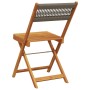 Faltbare Gartenstühle, 8 Stück Massivholz Akazie in Grau. von , Gartenstühle - Ref: Foro24-3214606, Preis: 326,40 €, Rabatt: %