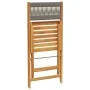 Faltbare Gartenstühle, 8 Stück Massivholz Akazie in Grau. von , Gartenstühle - Ref: Foro24-3214606, Preis: 340,18 €, Rabatt: %