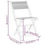 Faltbare Gartenstühle, 8 Stück Massivholz Akazie in Grau. von , Gartenstühle - Ref: Foro24-3214606, Preis: 340,18 €, Rabatt: %