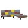 2-seater sofa bed with Patchwork fabric ottoman by , Sofas - Ref: Foro24-3258121, Price: 307,62 €, Discount: %