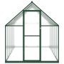 Invernadero con marco base aluminio verde 334x169x195 cm de , Invernaderos - Ref: Foro24-3266327, Precio: 622,19 €, Descuento: %